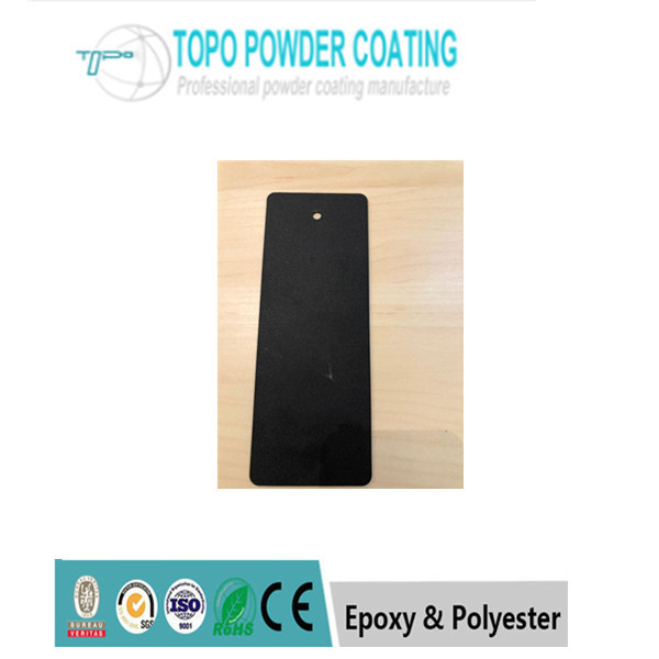 흑색 컬러를 코팅하는 열경화성 폴리에스터 상업적 RAL9005 모래 파우더